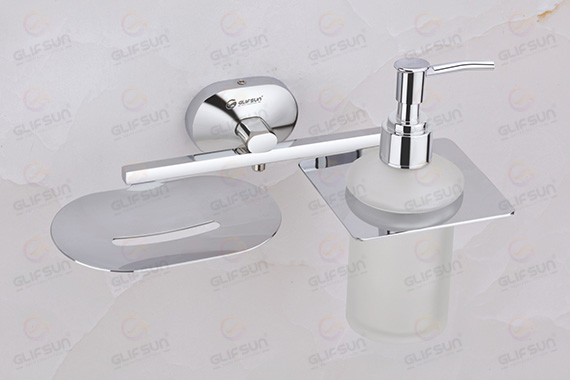 Soap Dish With Liquid Soap Dispenser