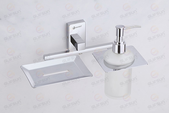 Soap Dish With Liquid Soap Dispenser