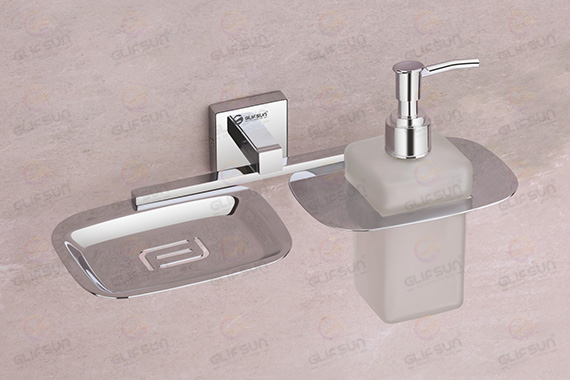 Soap Dish With Liquid Soap Dispenser