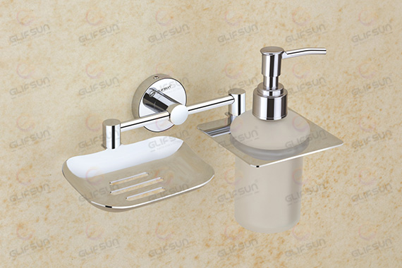 Soap Dish With Liquid Soap Dispenser